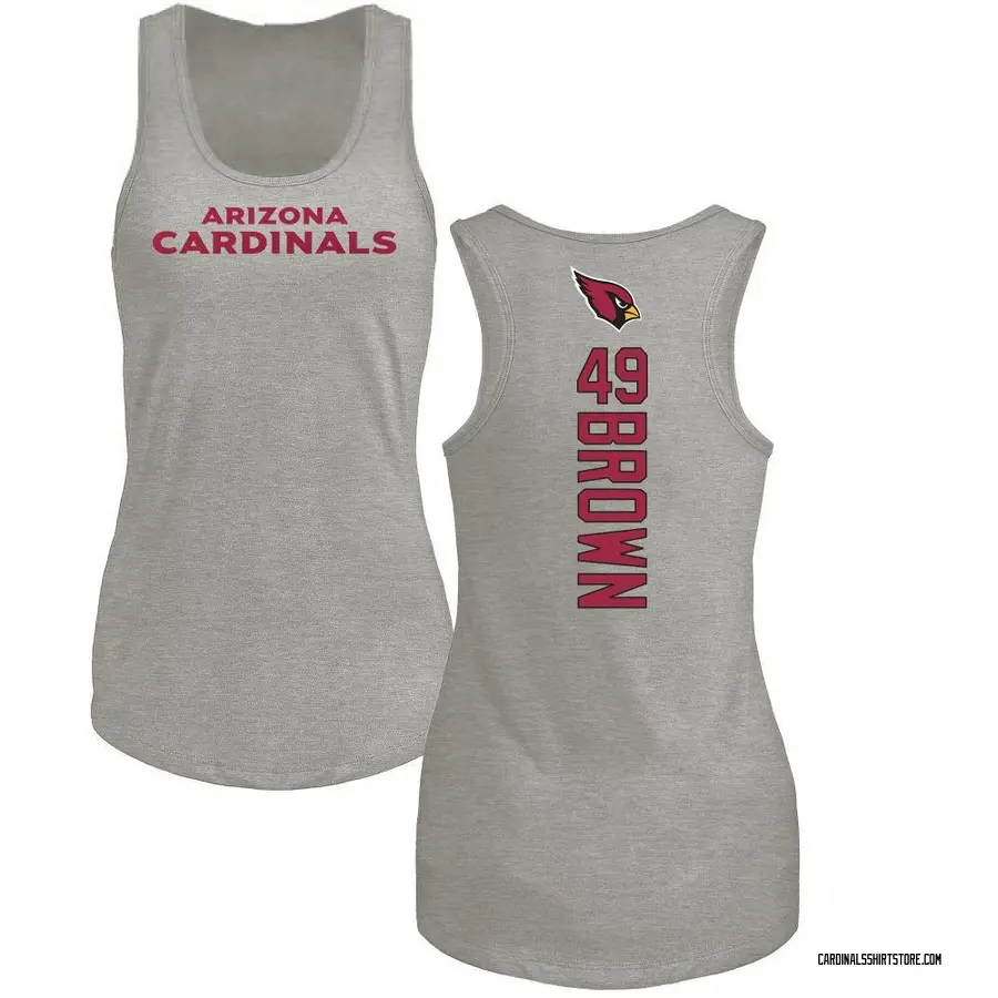 Women's Pharaoh Brown Arizona Cardinals Backer Tri-Blend Tank Top - Ash