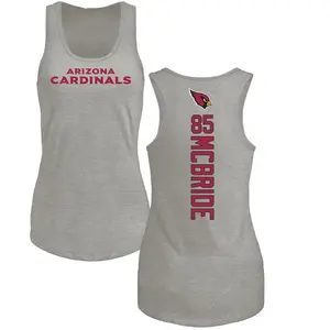Women's Trey McBride Arizona Cardinals Backer Tri-Blend Tank Top - Ash