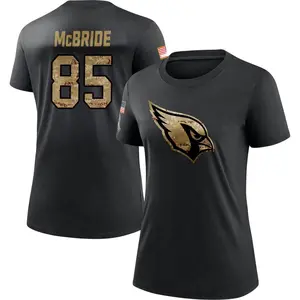 Women's Trey McBride Arizona Cardinals Black 2020 Salute To Service Performance T-Shirt