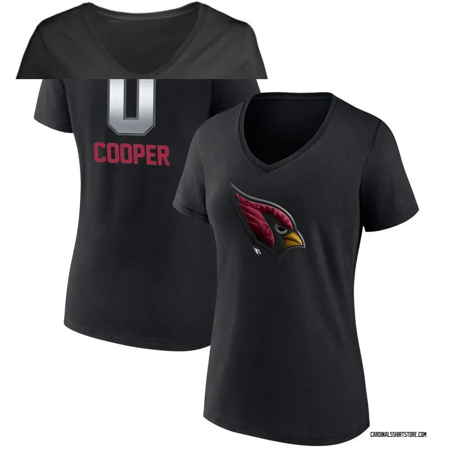 Women's Tyler Cooper Arizona Cardinals Midnight Mascot T-Shirt - Black