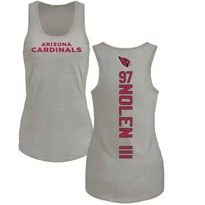 Women's Walter Nolen III Arizona Cardinals Backer Tri-Blend Tank Top - Ash
