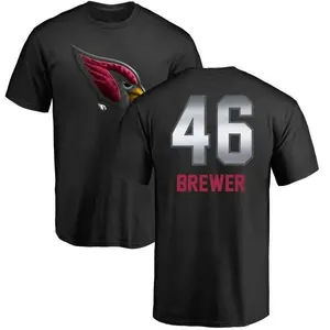 Youth Aaron Brewer Arizona Cardinals Midnight Mascot T-Shirt - Black