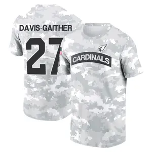 Youth Akeem Davis-Gaither Arizona Cardinals Arctic Camo 2024 Salute to Service Performance T-Shirt