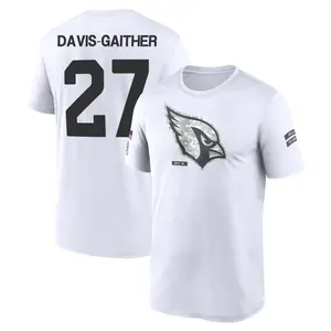Youth Akeem Davis-Gaither Arizona Cardinals White 2024 Salute to Service Legend Performance T-Shirt