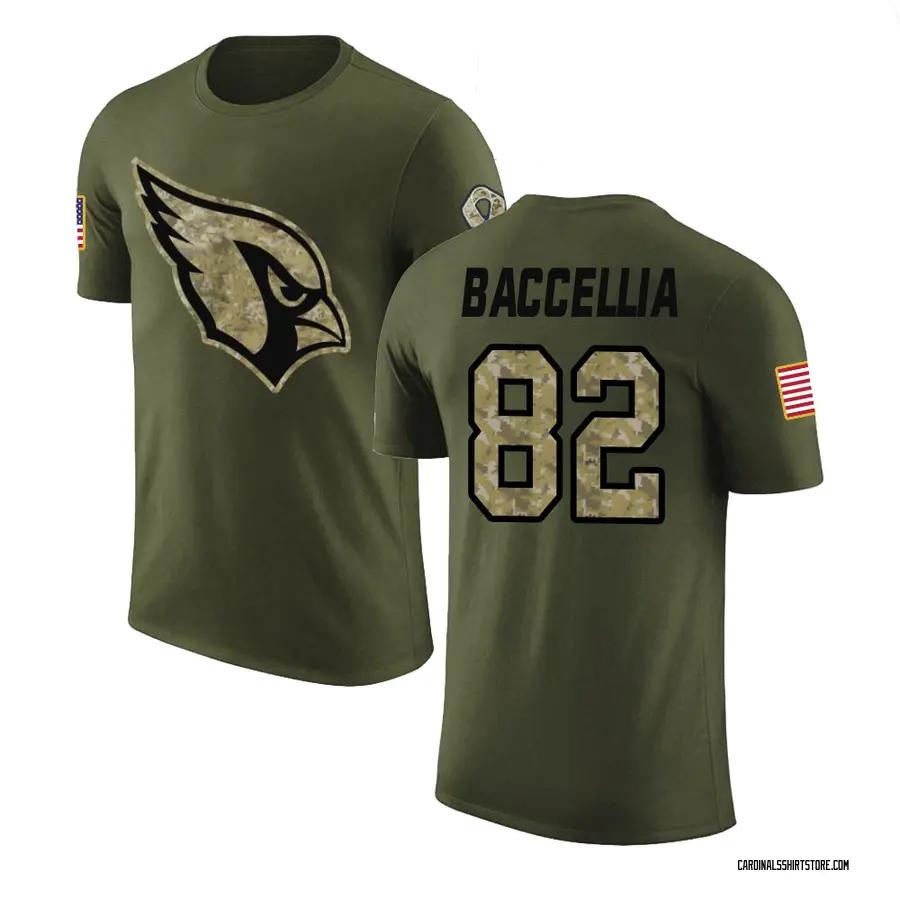 Youth Andre Baccellia Arizona Cardinals Olive Salute to Service Legend T-Shirt