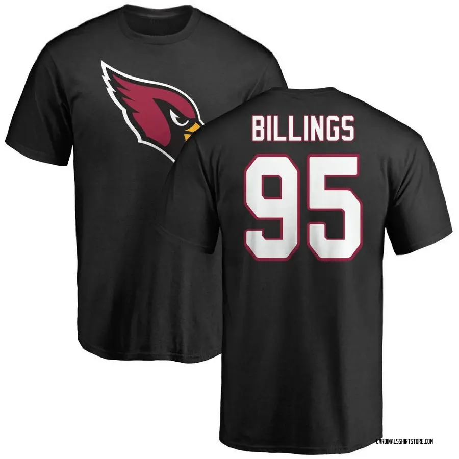 Youth Andrew Billings Arizona Cardinals Name & Number Logo T-Shirt - Black