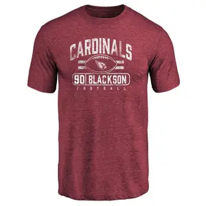 Youth Angelo Blackson Arizona Cardinals Flanker Tri-Blend T-Shirt - Maroon