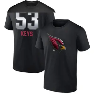 Youth Austin Keys Arizona Cardinals Midnight Mascot T-Shirt - Black