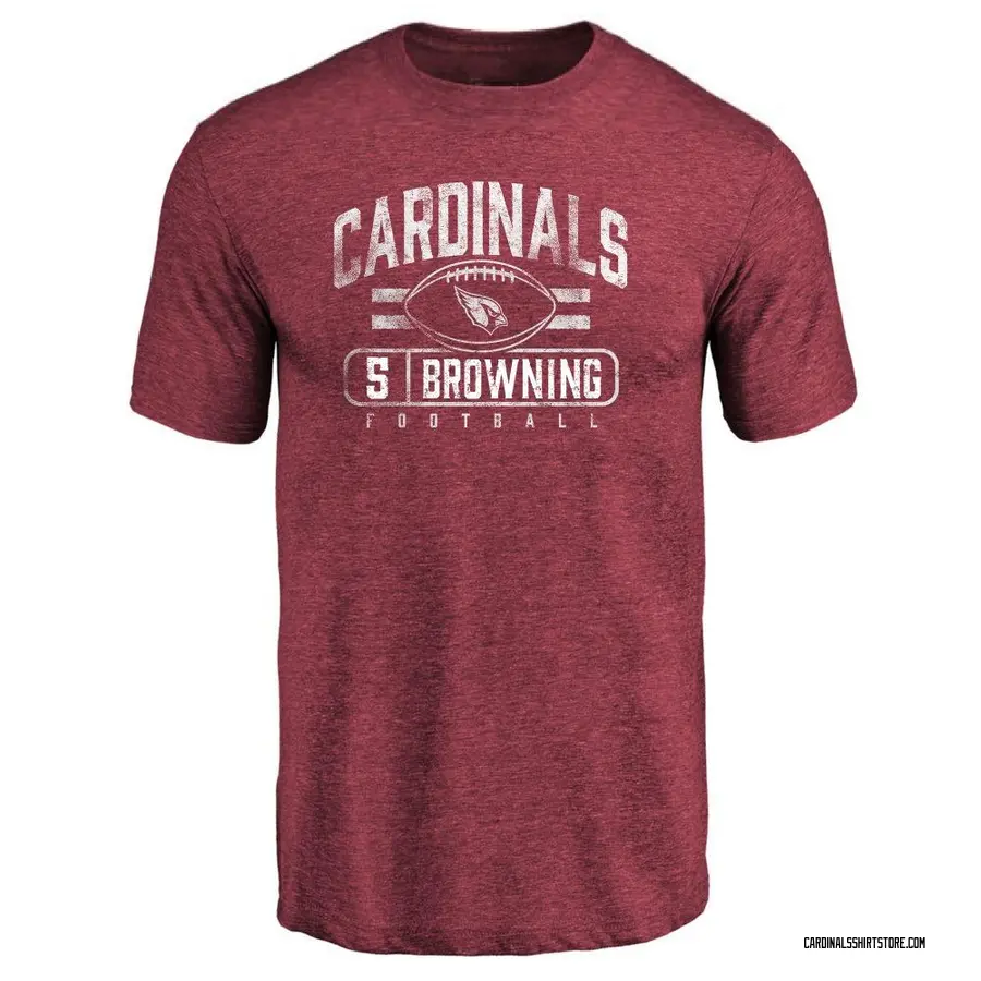 Youth Baron Browning Arizona Cardinals Flanker Tri-Blend T-Shirt - Maroon