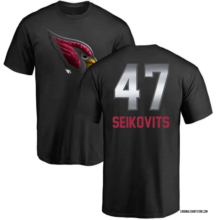 Youth Bernhard Seikovits Arizona Cardinals Midnight Mascot T-Shirt - Black