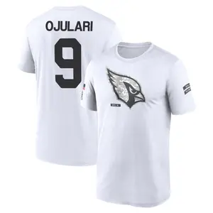 Youth BJ Ojulari Arizona Cardinals White 2024 Salute to Service Legend Performance T-Shirt
