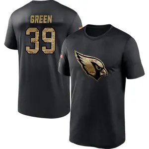 Youth Bryson Green Arizona Cardinals Black 2020 Salute To Service Performance T-Shirt