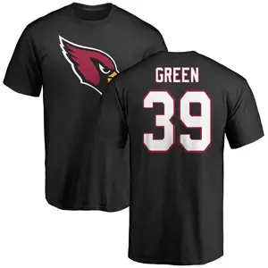 Youth Bryson Green Arizona Cardinals Name & Number Logo T-Shirt - Black