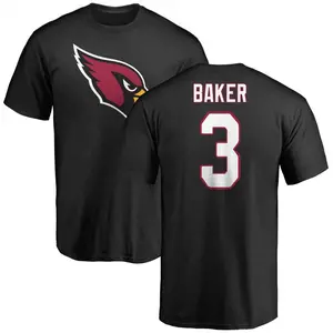 Youth Budda Baker Arizona Cardinals Name & Number Logo T-Shirt - Black