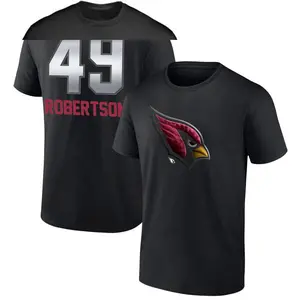 Youth Cameron Robertson Arizona Cardinals Midnight Mascot T-Shirt - Black