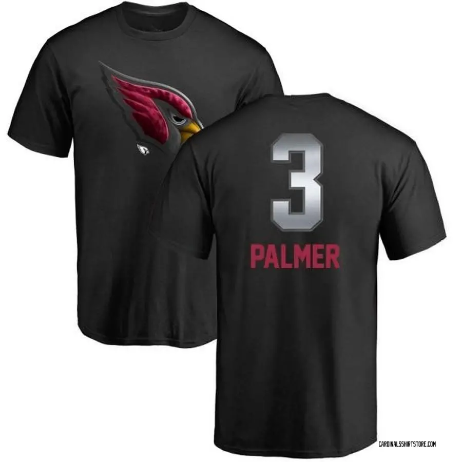 Youth Carson Palmer Arizona Cardinals Midnight Mascot T-Shirt - Black