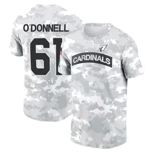 Youth Carter O'Donnell Arizona Cardinals Arctic Camo 2024 Salute to Service Performance T-Shirt