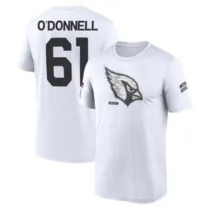 Youth Carter O'Donnell Arizona Cardinals White 2024 Salute to Service Legend Performance T-Shirt