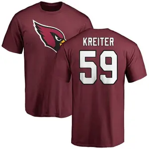 Youth Casey Kreiter Arizona Cardinals Name & Number Logo T-Shirt - Maroon