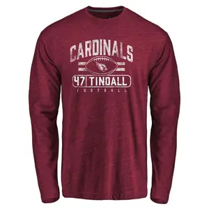 Youth Channing Tindall Arizona Cardinals Flanker Tri-Blend Long Sleeve T-Shirt - Garnet