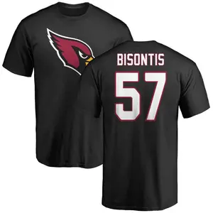 Youth Chase Bisontis Arizona Cardinals Name & Number Logo T-Shirt - Black
