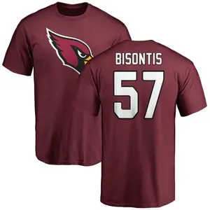 Youth Chase Bisontis Arizona Cardinals Name & Number Logo T-Shirt - Maroon