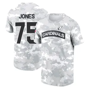 Youth Christian Jones Arizona Cardinals Arctic Camo 2024 Salute to Service Performance T-Shirt