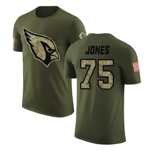 Youth Christian Jones Arizona Cardinals Olive Salute to Service Legend T-Shirt