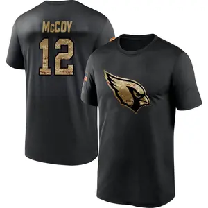 Youth Colt McCoy Arizona Cardinals Black 2020 Salute To Service Performance T-Shirt