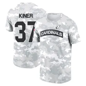 Youth Corey Kiner Arizona Cardinals Arctic Camo 2024 Salute to Service Performance T-Shirt