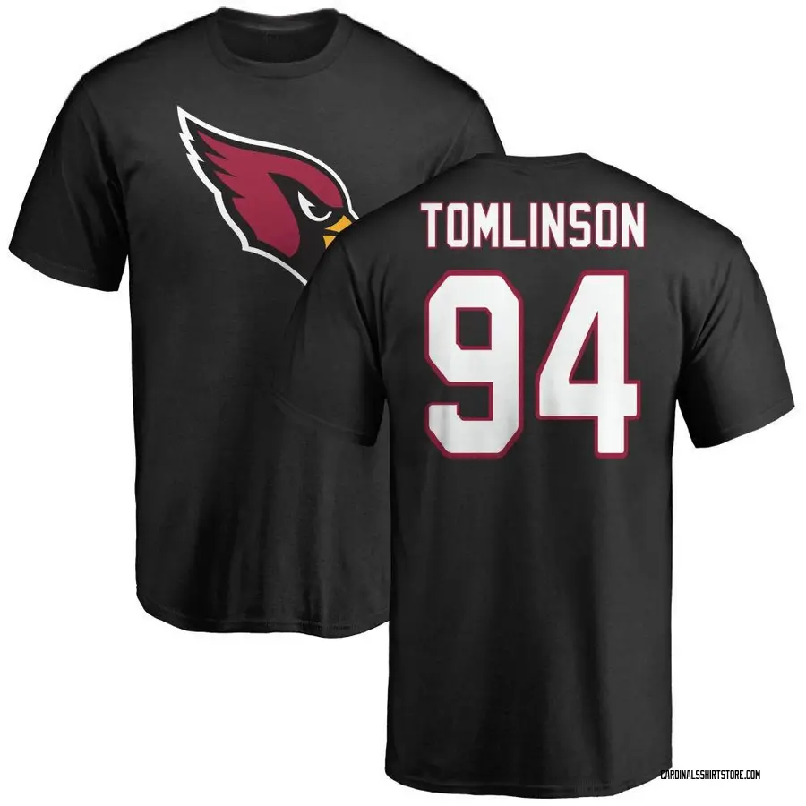 Youth Dalvin Tomlinson Arizona Cardinals Name & Number Logo T-Shirt - Black