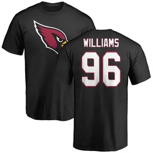 Youth Damonic Williams Arizona Cardinals Name & Number Logo T-Shirt - Black