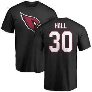 Youth Darren Hall Arizona Cardinals Name & Number Logo T-Shirt - Black