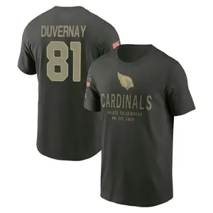 Youth Devin Duvernay Arizona Cardinals Forest/Green 2025 Salute to Service Sideline Primary Edge T-Shirt