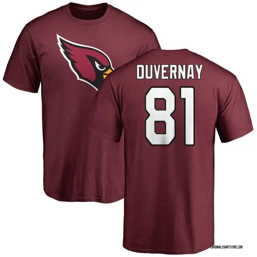 Youth Devin Duvernay Arizona Cardinals Name & Number Logo T-Shirt - Maroon