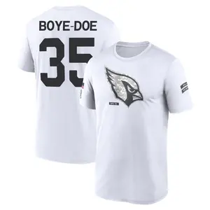 Youth Ekow Boye-Doe Arizona Cardinals White 2024 Salute to Service Legend Performance T-Shirt