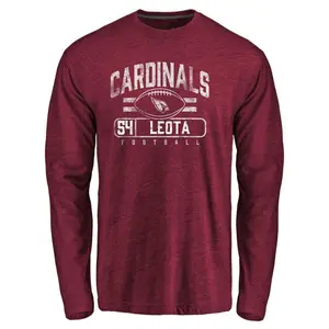 Youth Eku Leota Arizona Cardinals Flanker Tri-Blend Long Sleeve T-Shirt - Garnet