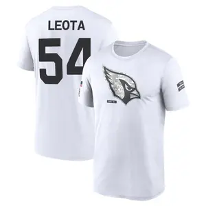 Youth Eku Leota Arizona Cardinals White 2024 Salute to Service Legend Performance T-Shirt
