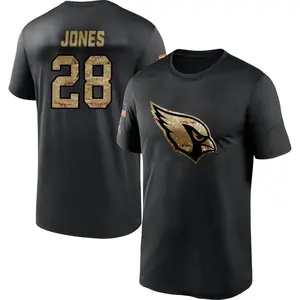 Youth Elijah Jones Arizona Cardinals Black 2020 Salute To Service Performance T-Shirt