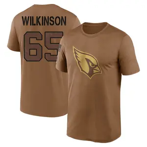 Youth Elijah Wilkinson Arizona Cardinals Brown 2023 Salute To Service Legend Performance T-Shirt