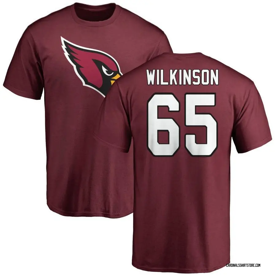 Youth Elijah Wilkinson Arizona Cardinals Name & Number Logo T-Shirt - Maroon