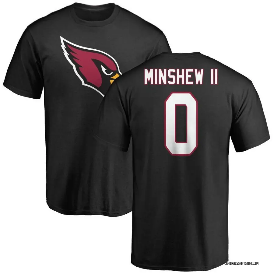 Youth Gardner Minshew Arizona Cardinals Name & Number Logo T-Shirt - Black