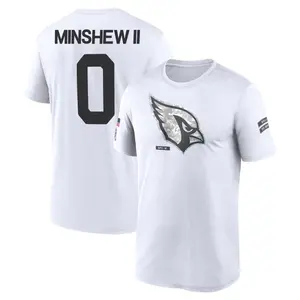 Youth Gardner Minshew Arizona Cardinals White 2024 Salute to Service Legend Performance T-Shirt