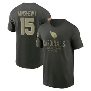 Youth Gardner Minshew II Arizona Cardinals Forest/Green 2025 Salute to Service Sideline Primary Edge T-Shirt