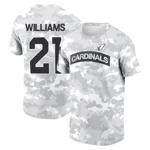 Youth Garrett Williams Arizona Cardinals Arctic Camo 2024 Salute to Service Performance T-Shirt
