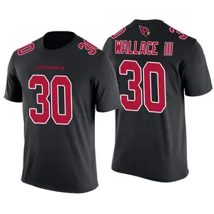 Youth Harrison Wallace III Arizona Cardinals Black Color Rush Legend T-Shirt