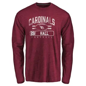 Youth Hassan Hall Arizona Cardinals Flanker Tri-Blend Long Sleeve T-Shirt - Garnet