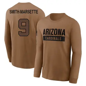 Youth Ihmir Smith-Marsette Arizona Cardinals Brown 2023 Salute To Service Long Sleeve T-Shirt