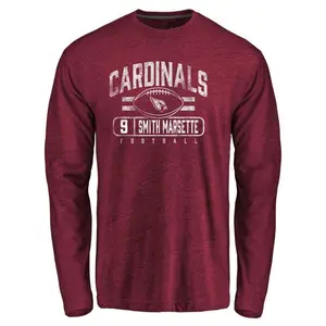 Youth Ihmir Smith-Marsette Arizona Cardinals Flanker Tri-Blend Long Sleeve T-Shirt - Garnet
