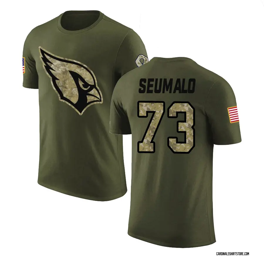 Youth Isaac Seumalo Arizona Cardinals Olive Salute to Service Legend T-Shirt